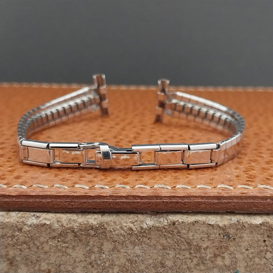1/2" Ladies 10k White Gold-Filled JB Champion 1960s Unused Vintage Watch Band
