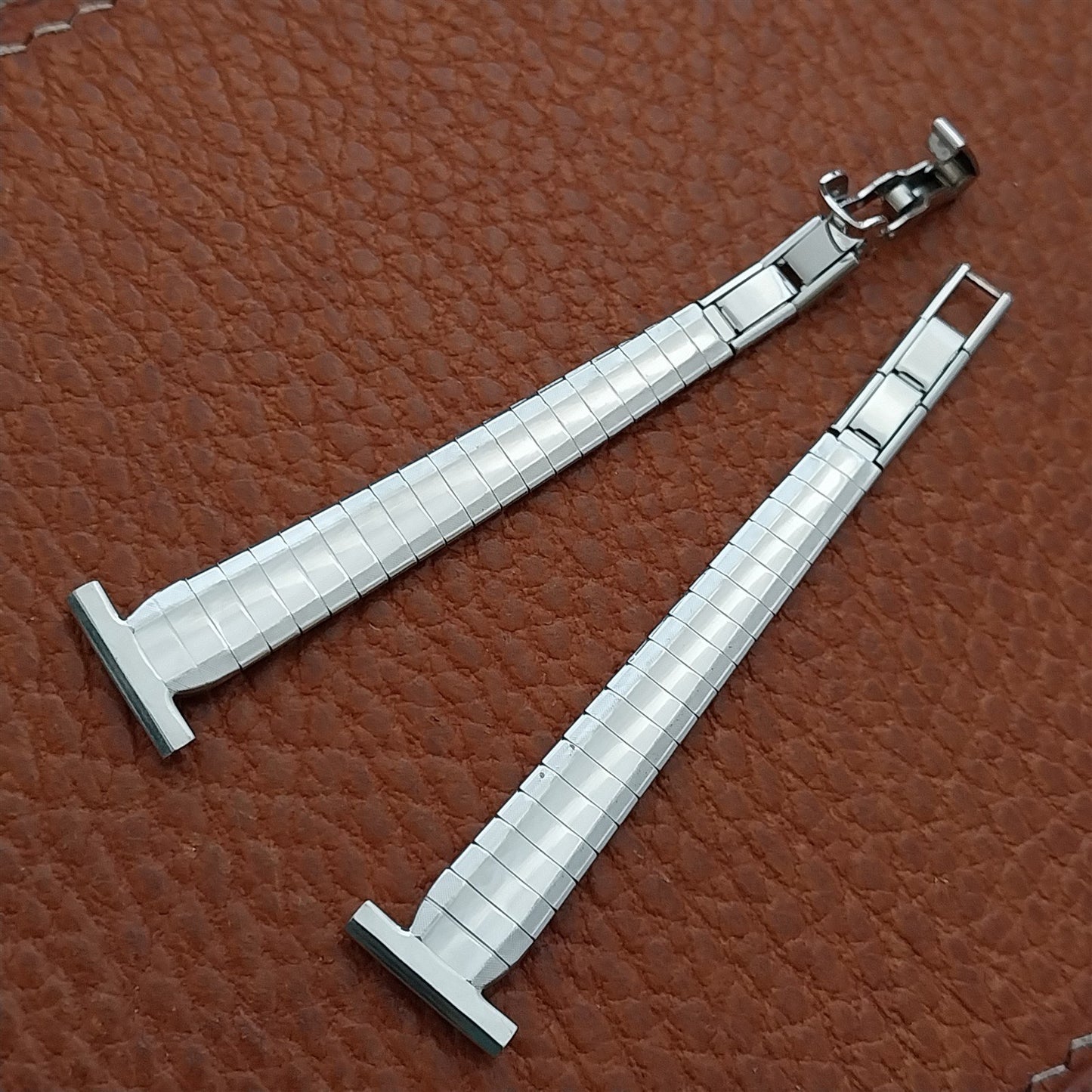 1/2" Ladies 10k White Gold-Filled JB Champion 1960s Unused Vintage Watch Band