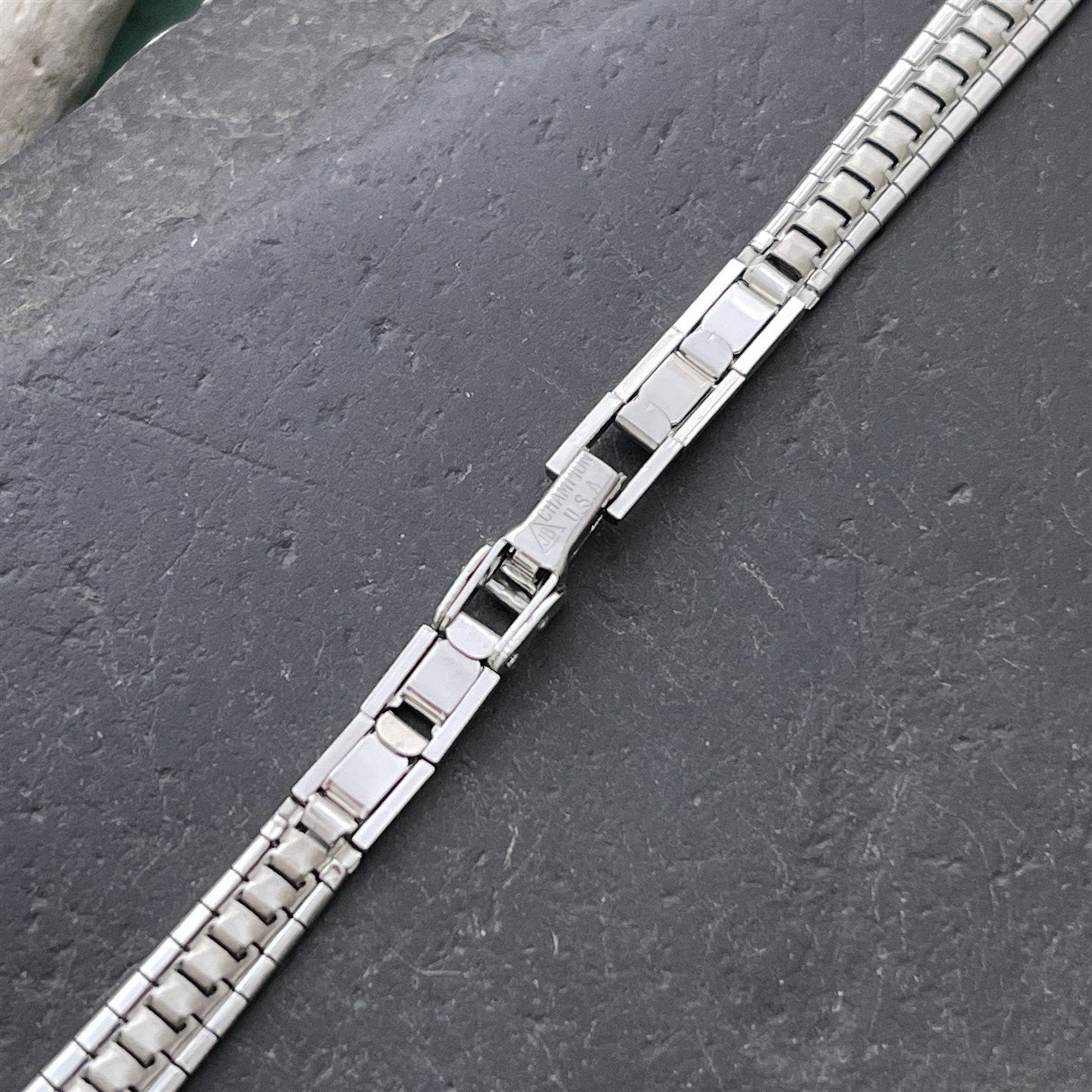 1/2" Ladies 10k White Gold-Filled JB Champion 1960s Unused Vintage Watch Band