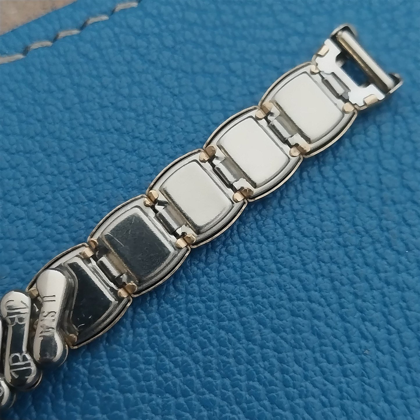 1950s Lizard & Gold Fill Ladies JB Champion Unused Vintage Cocktail Watch Band