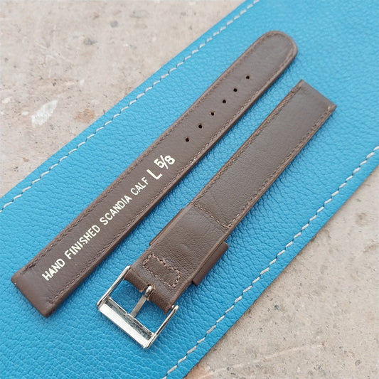 JB Champion 5/8" Long Brown Scandia Calf Unused nos 1960s Vintage Watch Strap