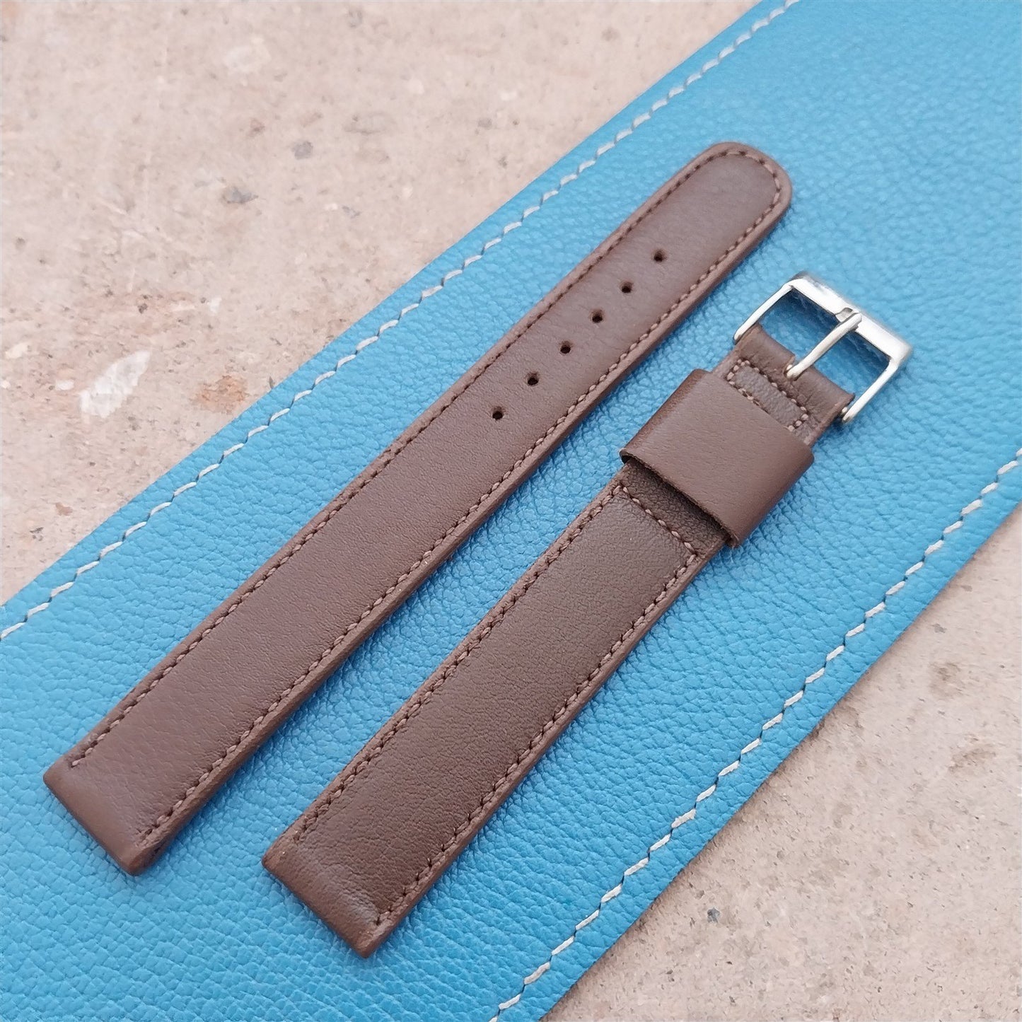 JB Champion 5/8" Long Brown Scandia Calf Unused nos 1960s Vintage Watch Strap