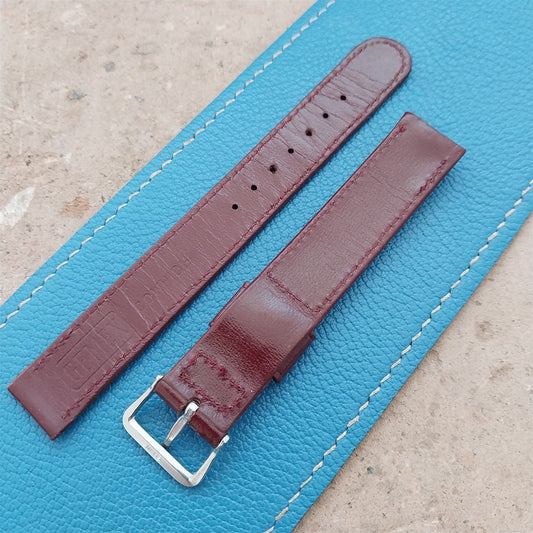 5/8" Long Cowhide Leather ORD A-11 1950s Vintage Watch Strap & Elgin Buckle