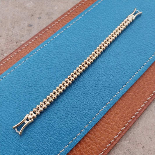 Gold-Filled JB Champion Dixie Rose Expansion Unused Vintage Cocktail Watch Band