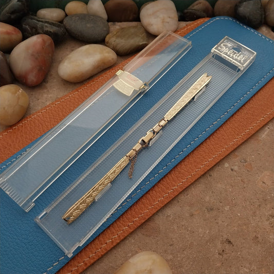 1960s Vintage Ladies Gold-Filled Speidel Capistrano Unused Cocktail Watch Band
