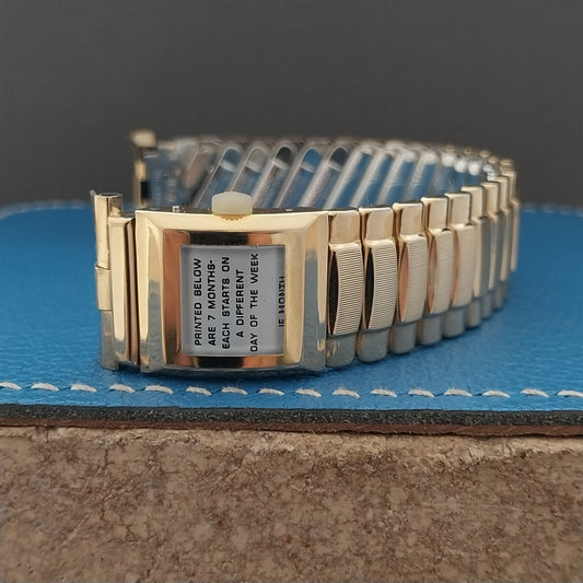 17mm 18mm 19mm Champion Gold-Filled Perpetual Calendar 1960s Vintage Watch Band