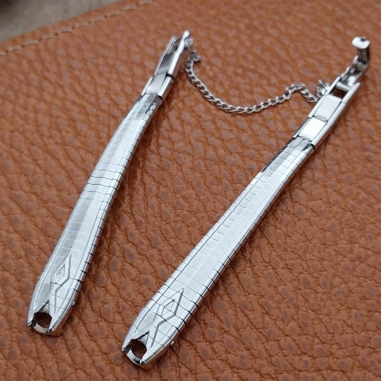 Vintage White Gold-Filled Kreisler 1960s Unused Ladies Cocktail Watch Band