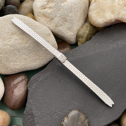 White Gold-Filled Kestenmade Mid Century Ladies 1960s Unused Vintage Watch Band