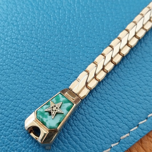 Ladies 12K Gold-Filled Eastern Star Marvel USA Unused 1940s Vintage Watch Band