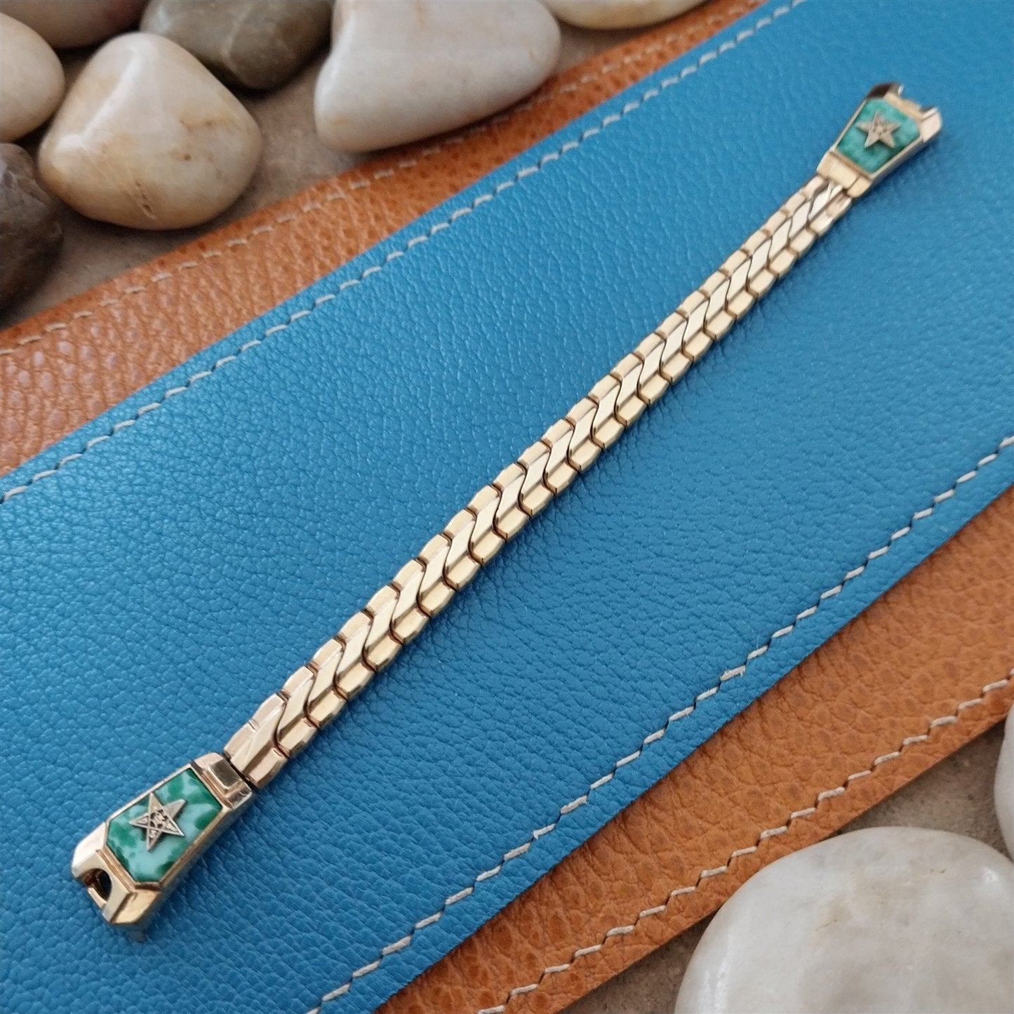 Ladies 12K Gold-Filled Eastern Star Marvel USA Unused 1940s Vintage Watch Band