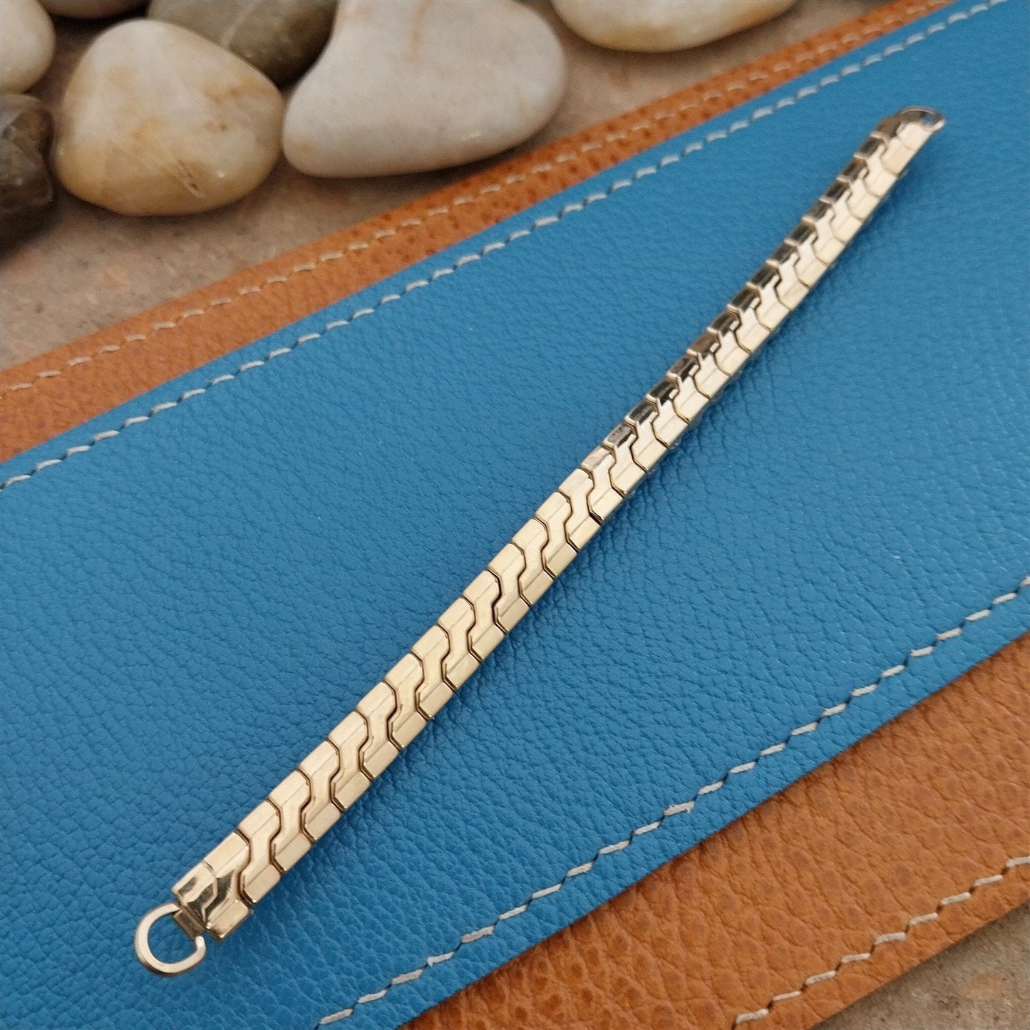 Ladies 1950s 10k Yellow Gold-Fill Drema Unused Vintage Cocktail Watch Band