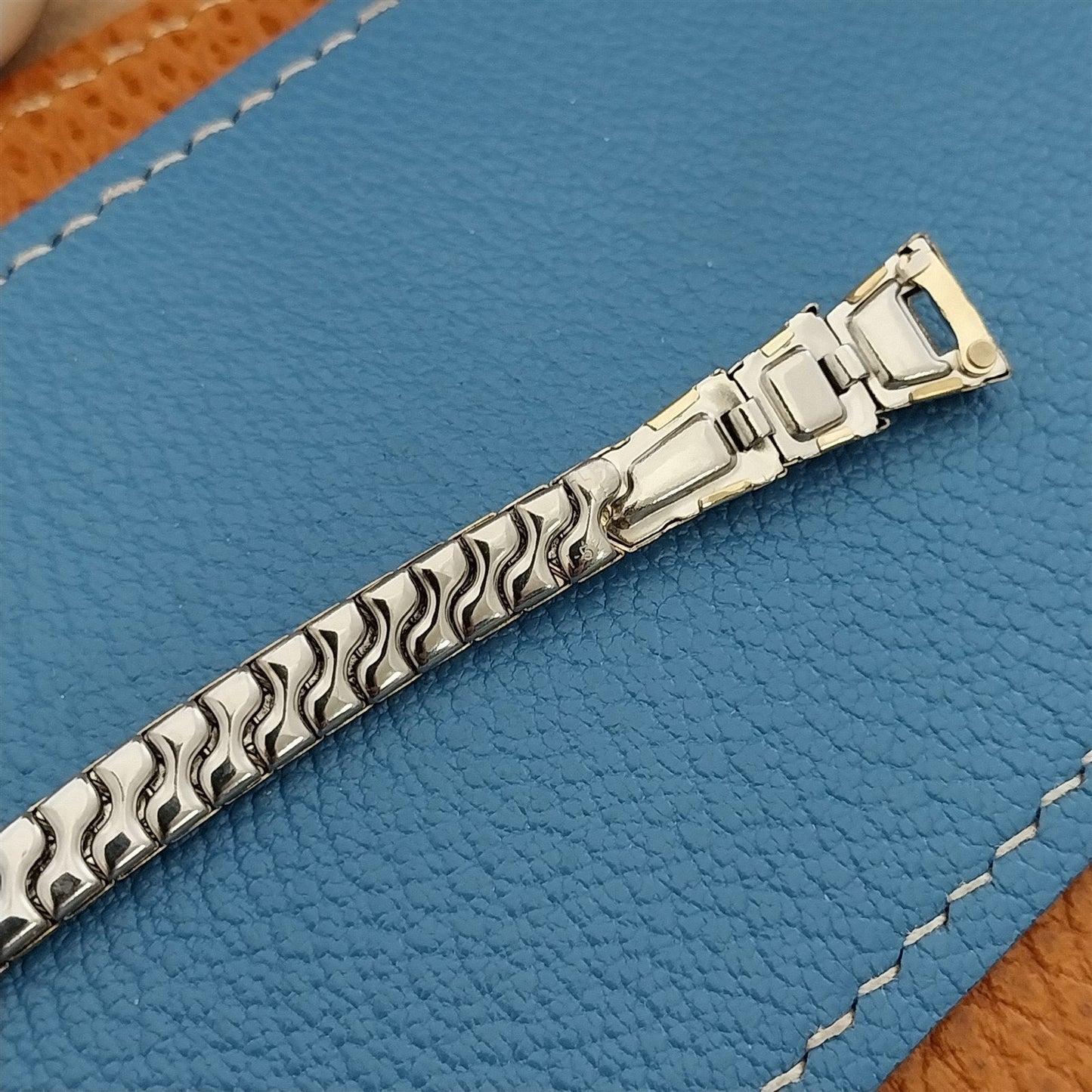 Vintage 1952 Flex-Let 12k Gold Filled Classic Unused Ladies Cocktail Watch Band