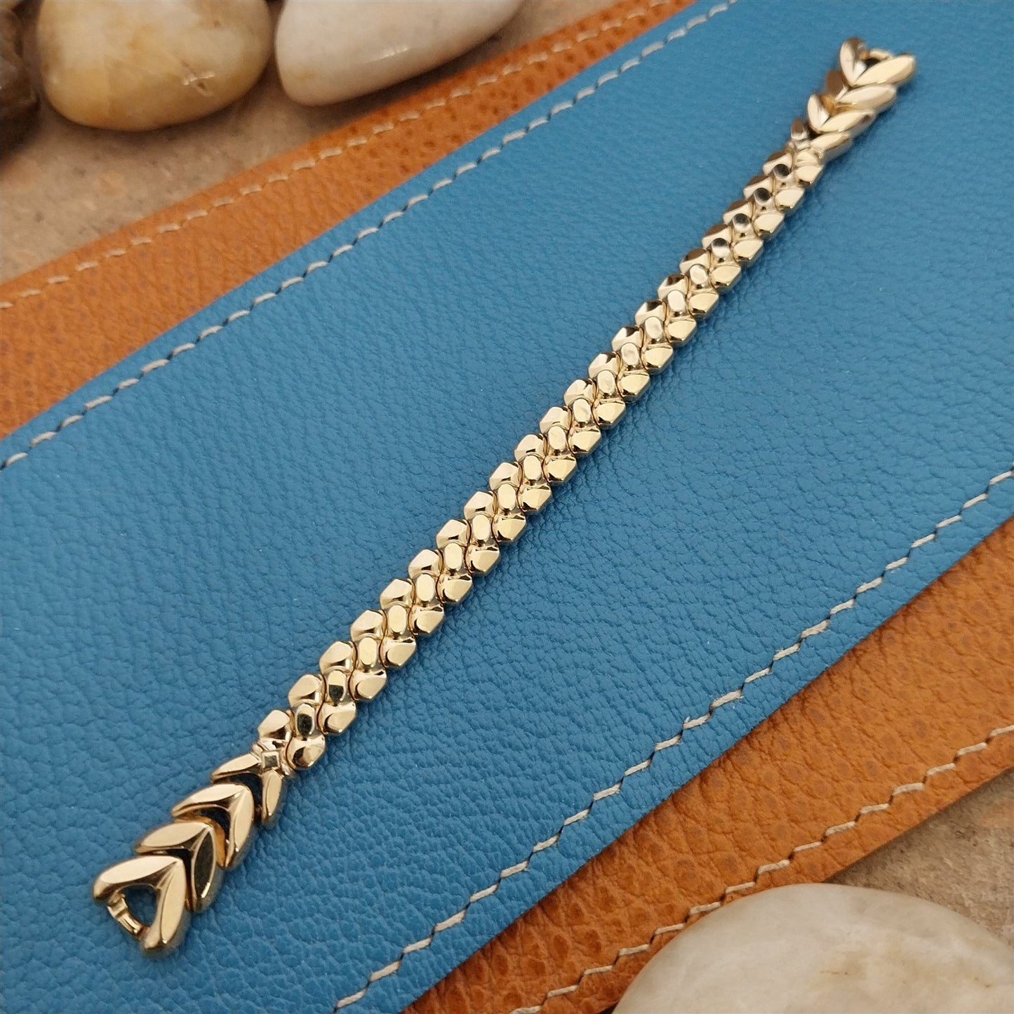 Vintage Ladies Gold-Fill 1953 Speidel Golden Harvest Unused Cocktail Watch Band