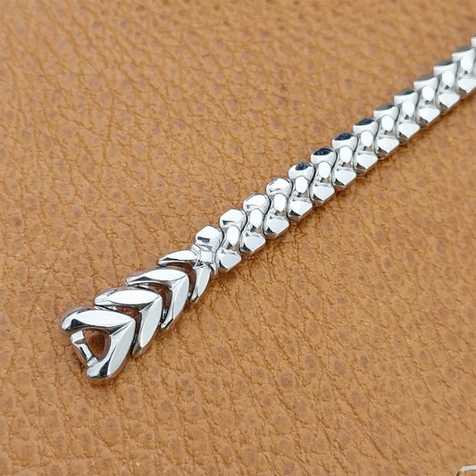 Ladies White Gold-Filled 1953 Speidel Golden Harvest Unused Vintage Watch Band