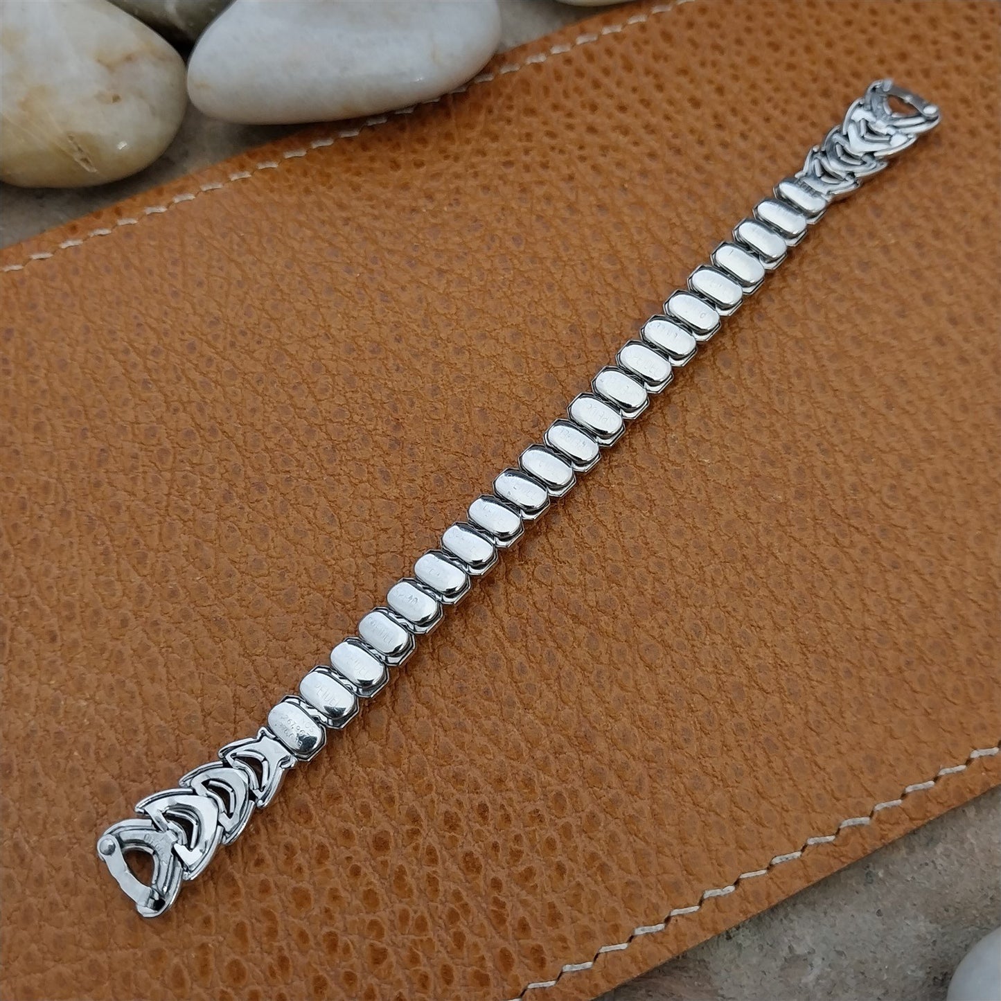Ladies White Gold-Filled 1953 Speidel Golden Harvest Unused Vintage Watch Band