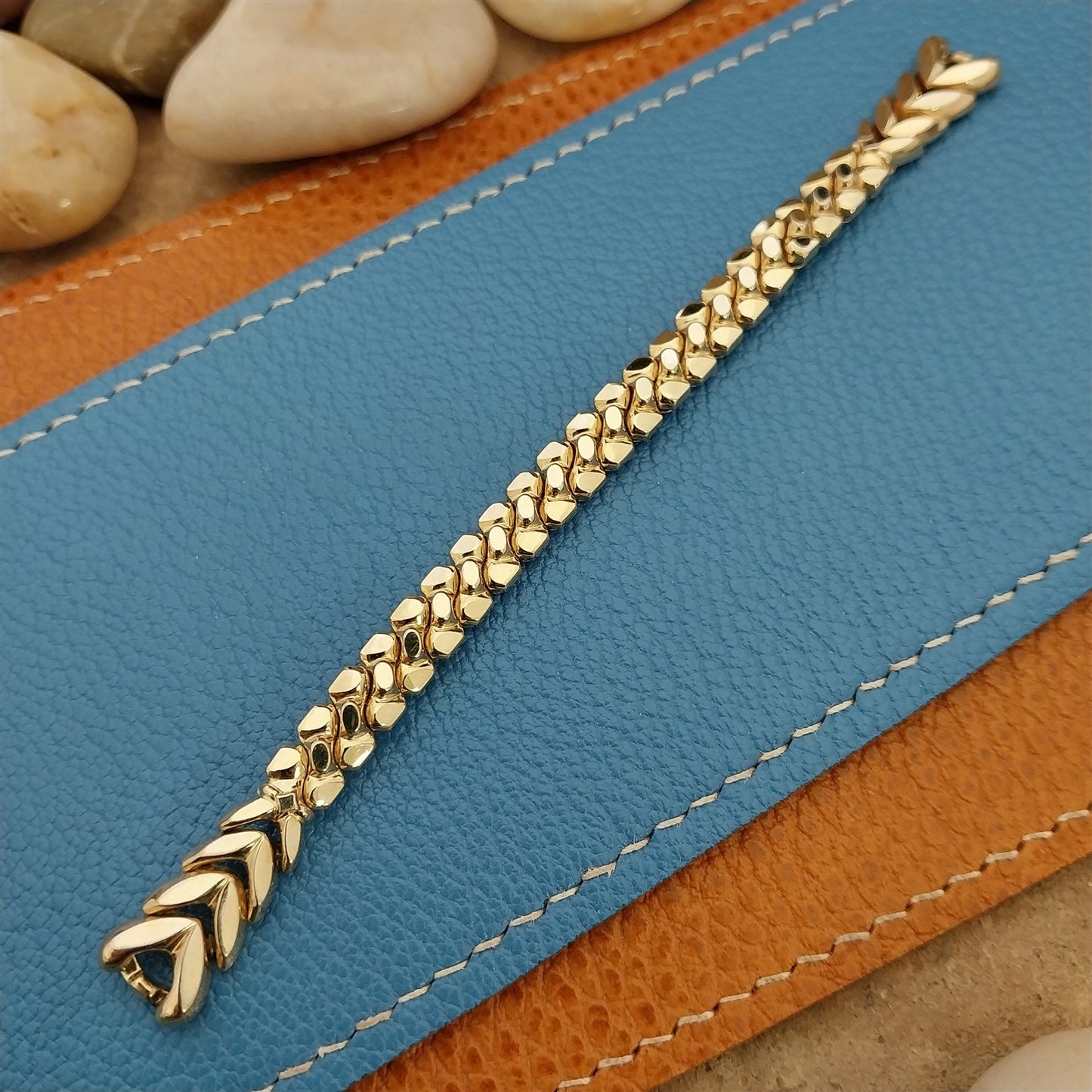 Vintage Ladies Gold-Fill 1961 Speidel Golden Harvest Unused Cocktail Watch Band