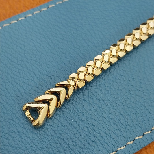 Vintage Ladies Yellow Gold-Fill 1957 Speidel Golden Harvest Cocktail Watch Band