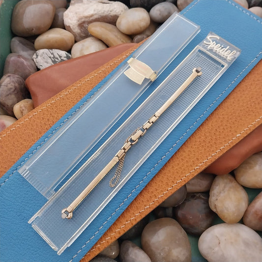 1960s Ladies Gold-Filled Speidel Silk-N-Soft Unused Vintage Cocktail Watch Band