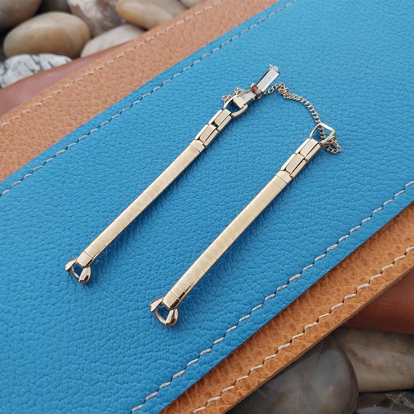 1960s Ladies Gold-Filled Speidel Silk-N-Soft Unused Vintage Cocktail Watch Band