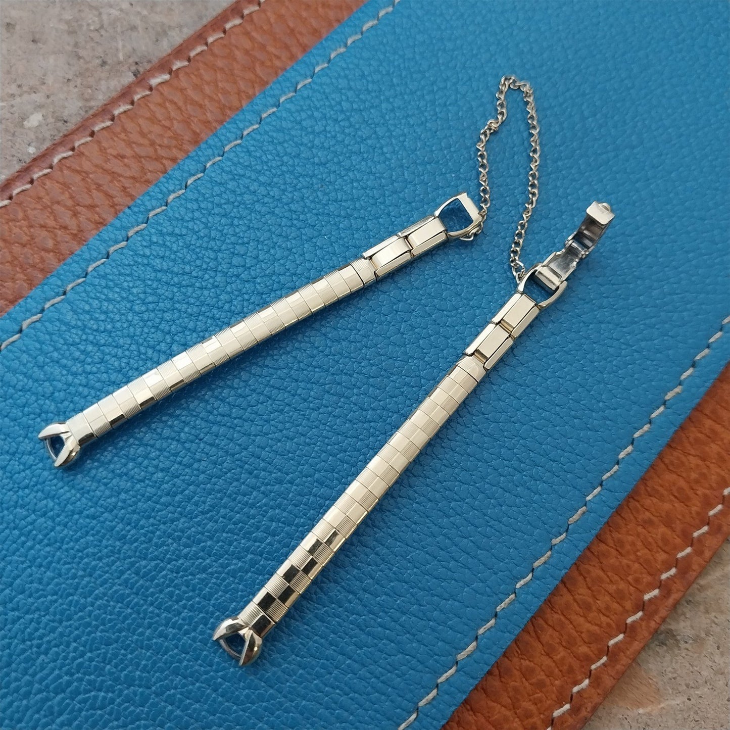 1960s Ladies Gold-Filled Speidel Domino Vintage Cocktail Watch Band