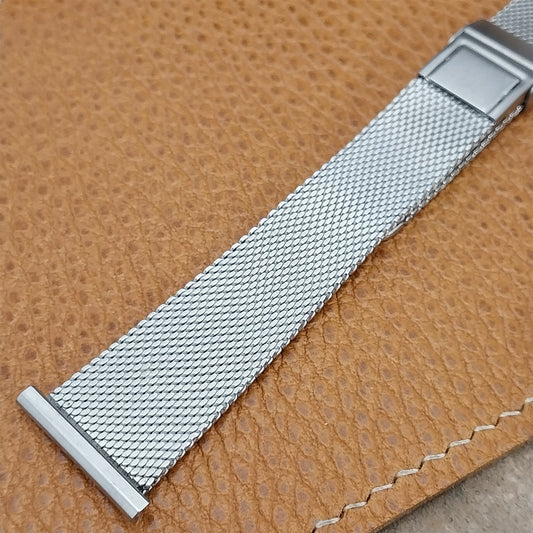 22mm Stainless Mesh Classic Unused 1960s-1970s JB Champion Vintage Watch Band
