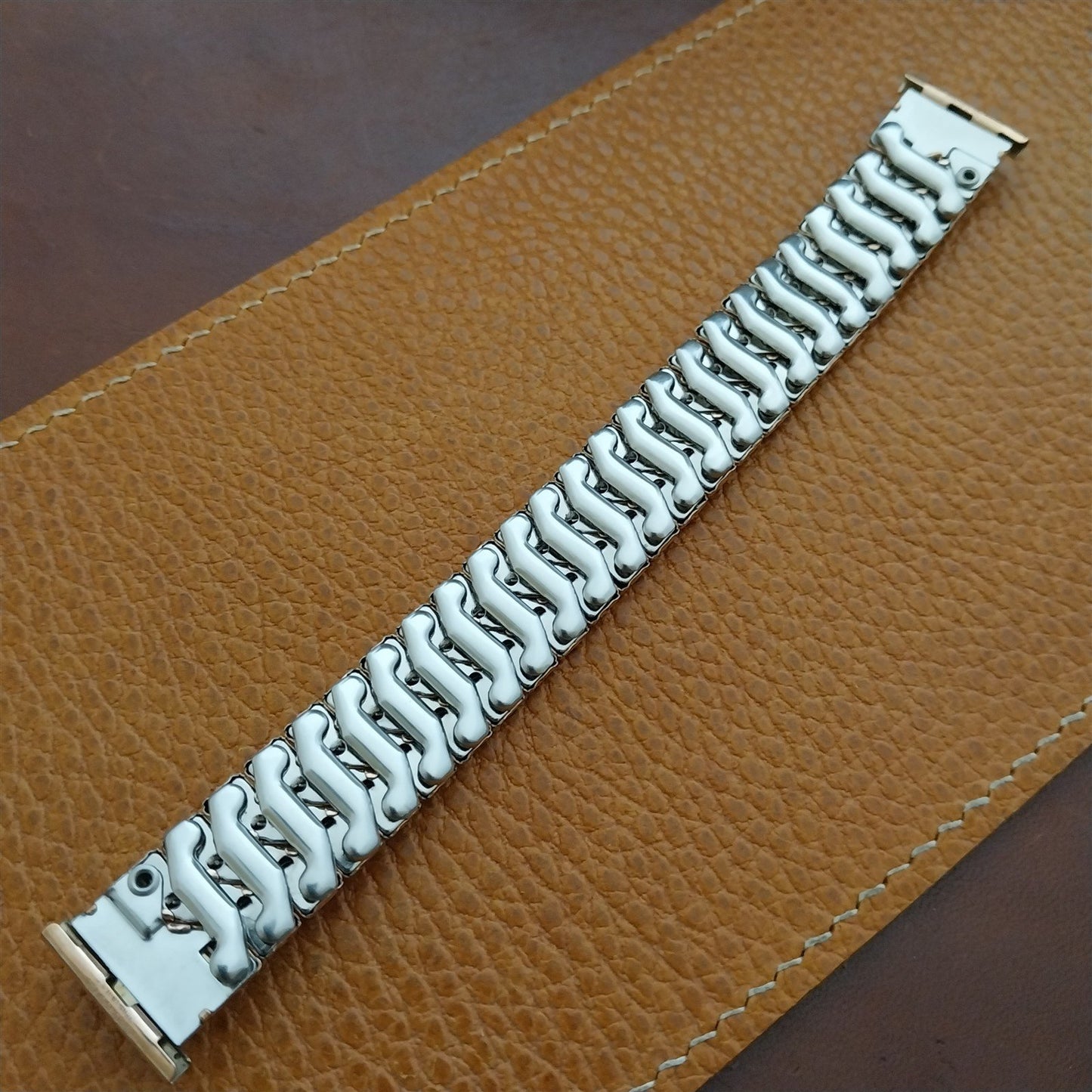 Rose Gold Filled rgp 1940s Morays Classic Stretch Unused nos Vintage Watch Band