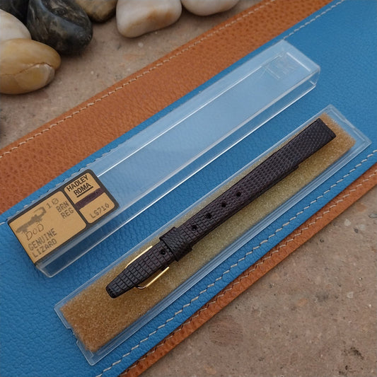 10mm Hadley Roma Lizard Womens Unused Vintage Watch Band