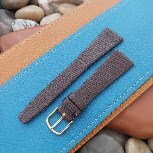 20mm Hadley Roma Tapered Lizard 20/14 Unused Vintage Watch Band