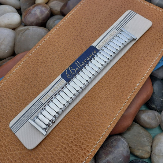 1950s Bellavance USA Stainless Steel Scissor Expansion nos Vintage Watch Band