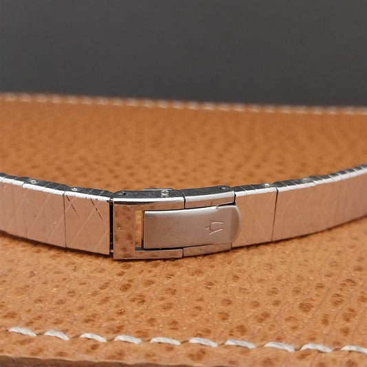 11mm Accutron Stainless Steel Flared Ladies Unused 1970s Vintage Watch Band