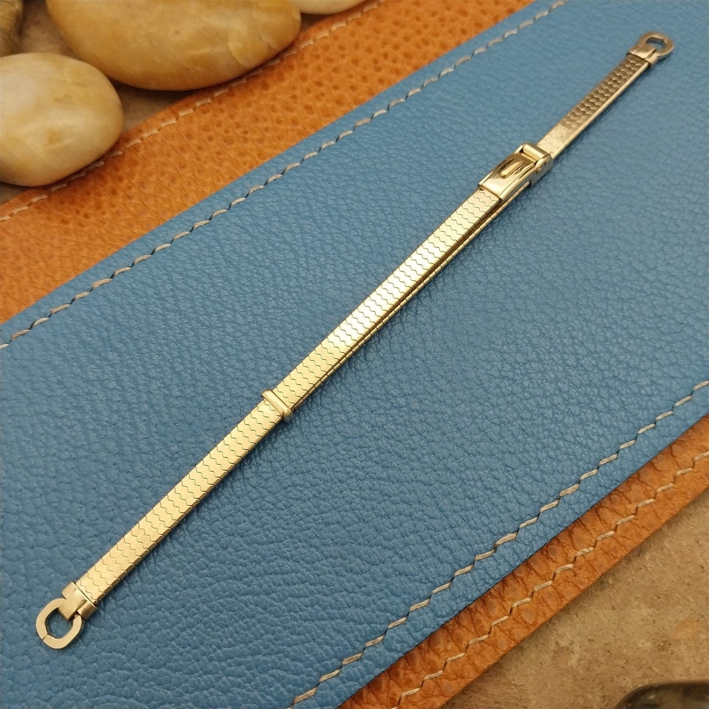 Vintage Ladies Forstner Komfit 12k Gold-Filled Unused 1950s Cocktail Watch Band