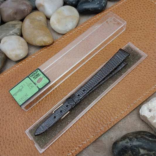 11mm Lizard Ladies Long Tapered Hadley Roma Unused Vintage Watch Band