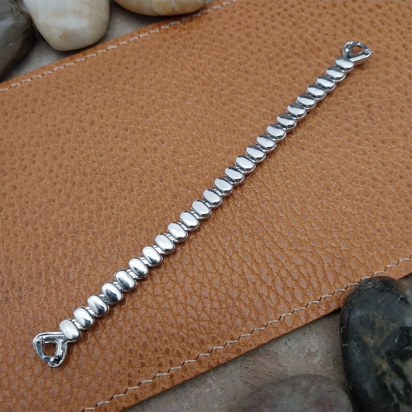 Ladies Speidel Golden Chord 10k White Gold-Filled Unused 50s Vintage Watch Band