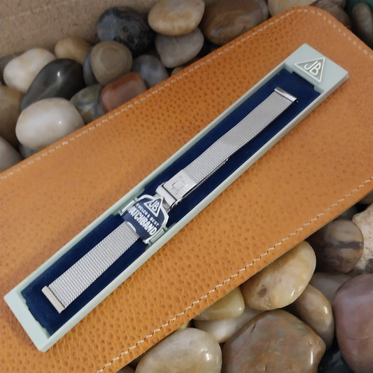 1/2" Stainless Steel Ladies Mesh JB Champion Unused 1960s-70s Vintage Watch Band