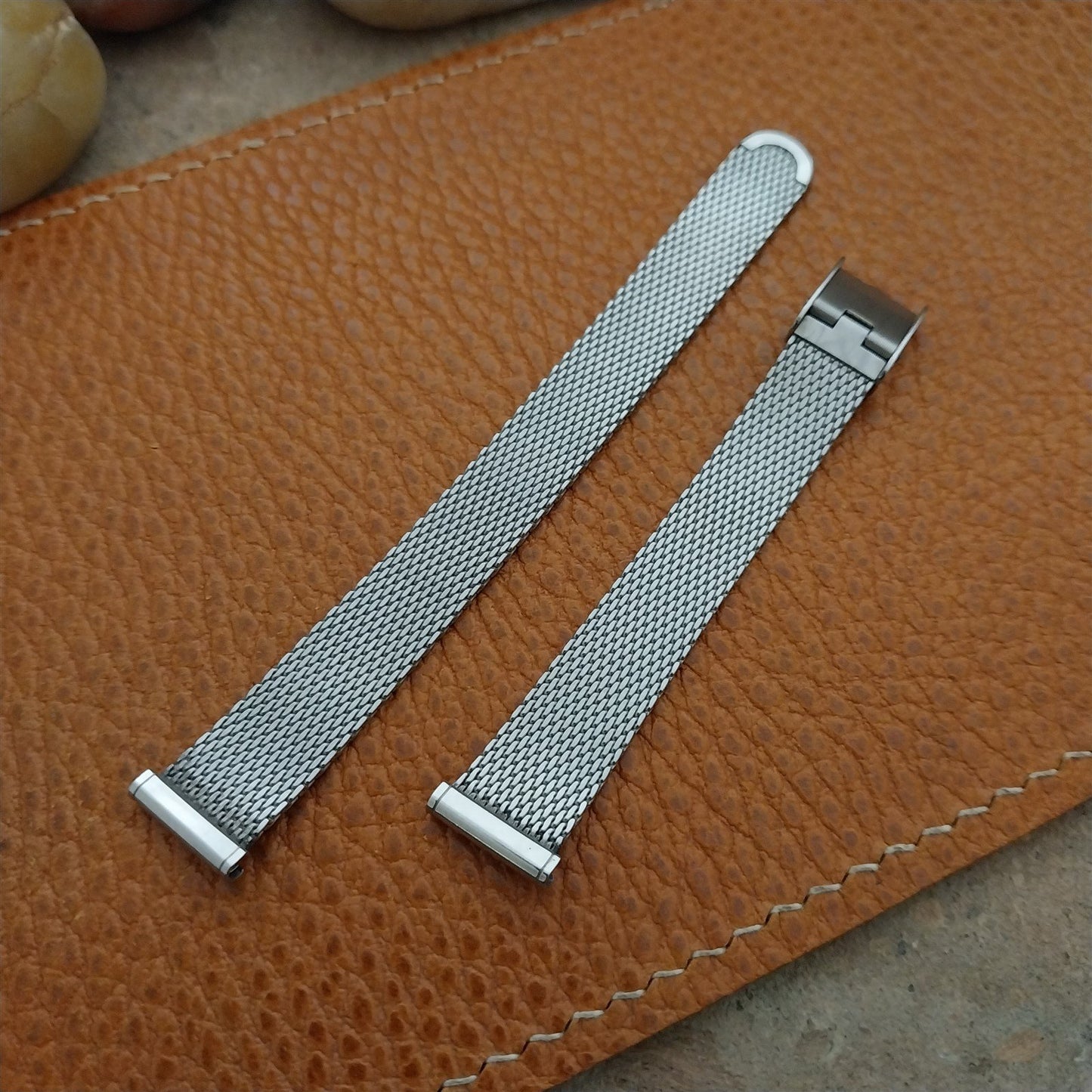 1/2" Stainless Steel Mesh Speidel Unused Ladies 1960s-1970s Vintage Watch Band