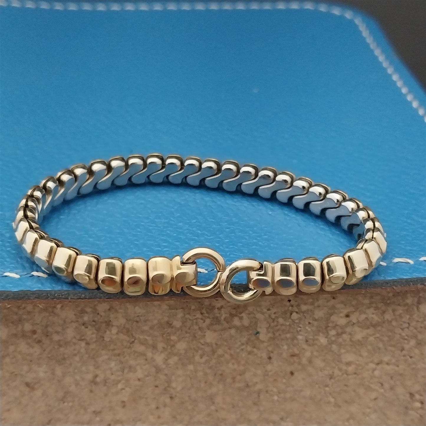 1950s 10K Gold-Filled Speidel USA Rain Drop Ladies Unused Vintage Watch Band