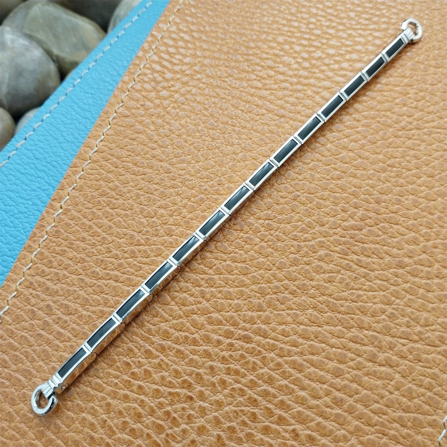 Vintage Gold-Filled Speidel Black Magic Unused Classic 1950s Cocktail Watch Band