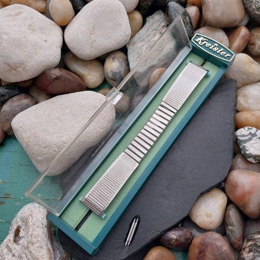 19mm 18mm 17.2mm Kreisler USA Stainless Steel Unused 1960s Vintage Watch Band