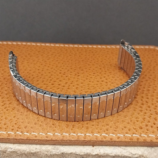 19mm Stainless Steel Flared Expansion nos Unused Vintage Watch Band