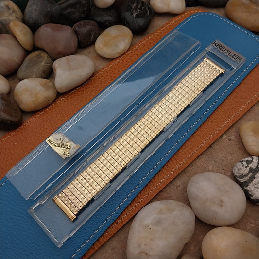 Vintage 19mm 18mm 17mm Kreisler Gold RGP Classic Stretch 1960s Unused Watch Band