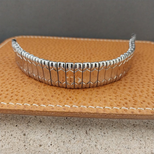 1950s Bellavance 5/8" Stainless Steel Expansion Unused Vintage Watch Band