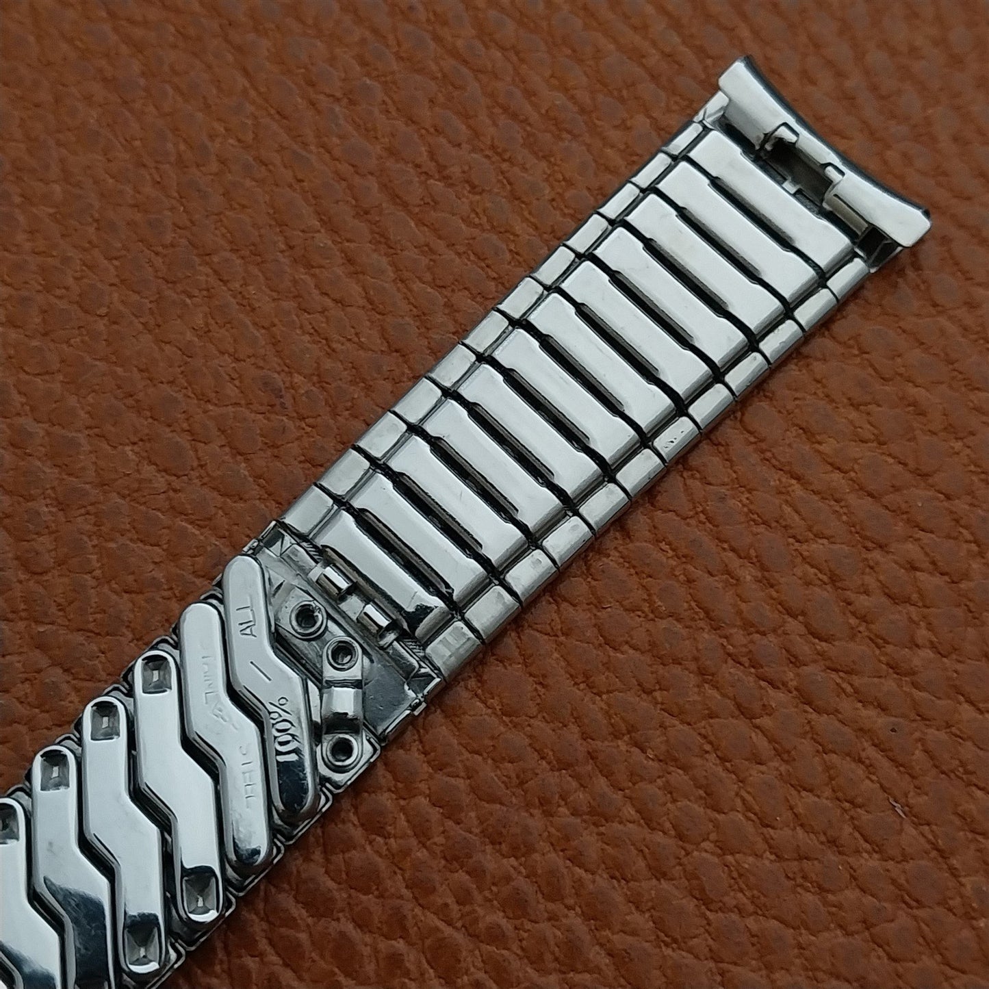 17.2mm Scott Stainless Steel Expansion nos Unused 1960s Vintage Watch Band
