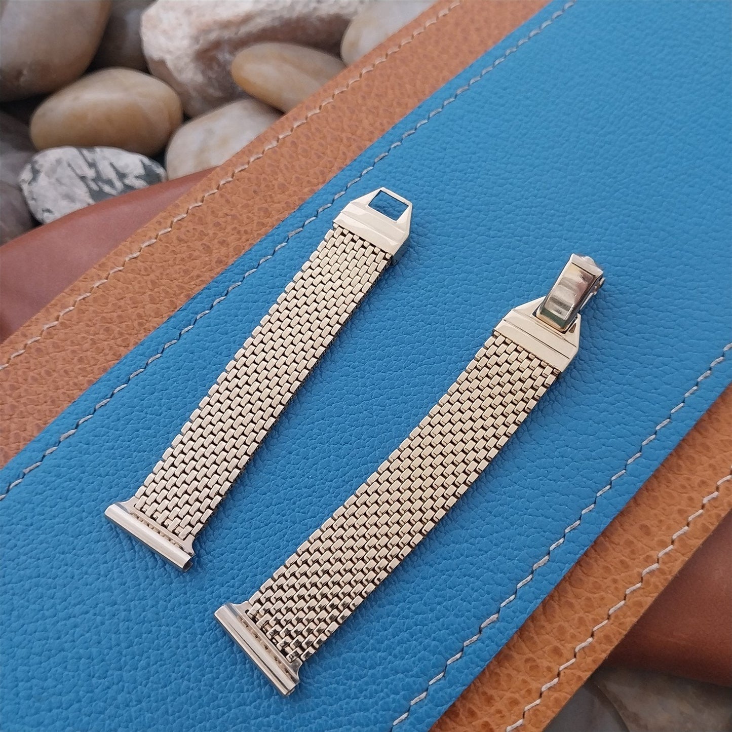 5/8" 12k Gold-Filled Mesh Craftmode USA Unused 1950s Vintage Watch Band