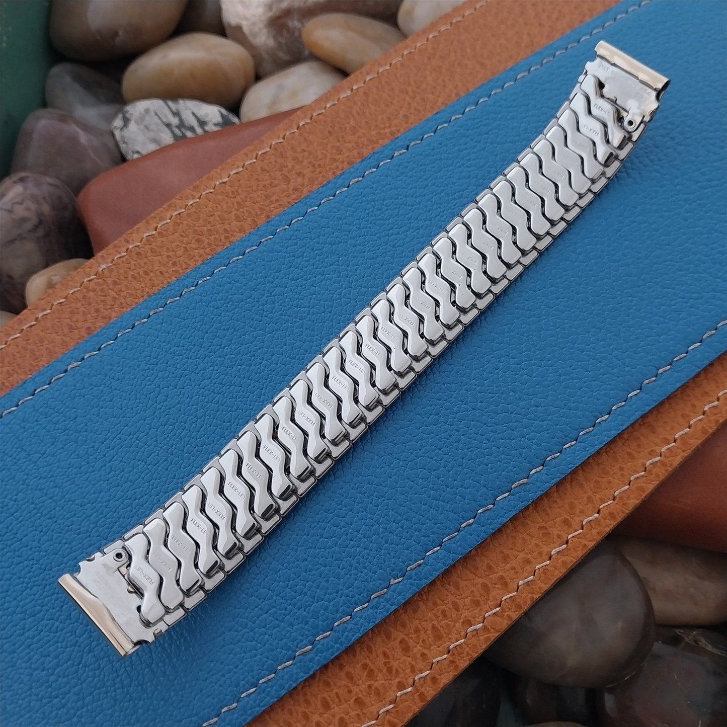 1955 10k Gold-Filled Expansion Flex-Let Thin Man 5/8" Unused Vintage Watch Band