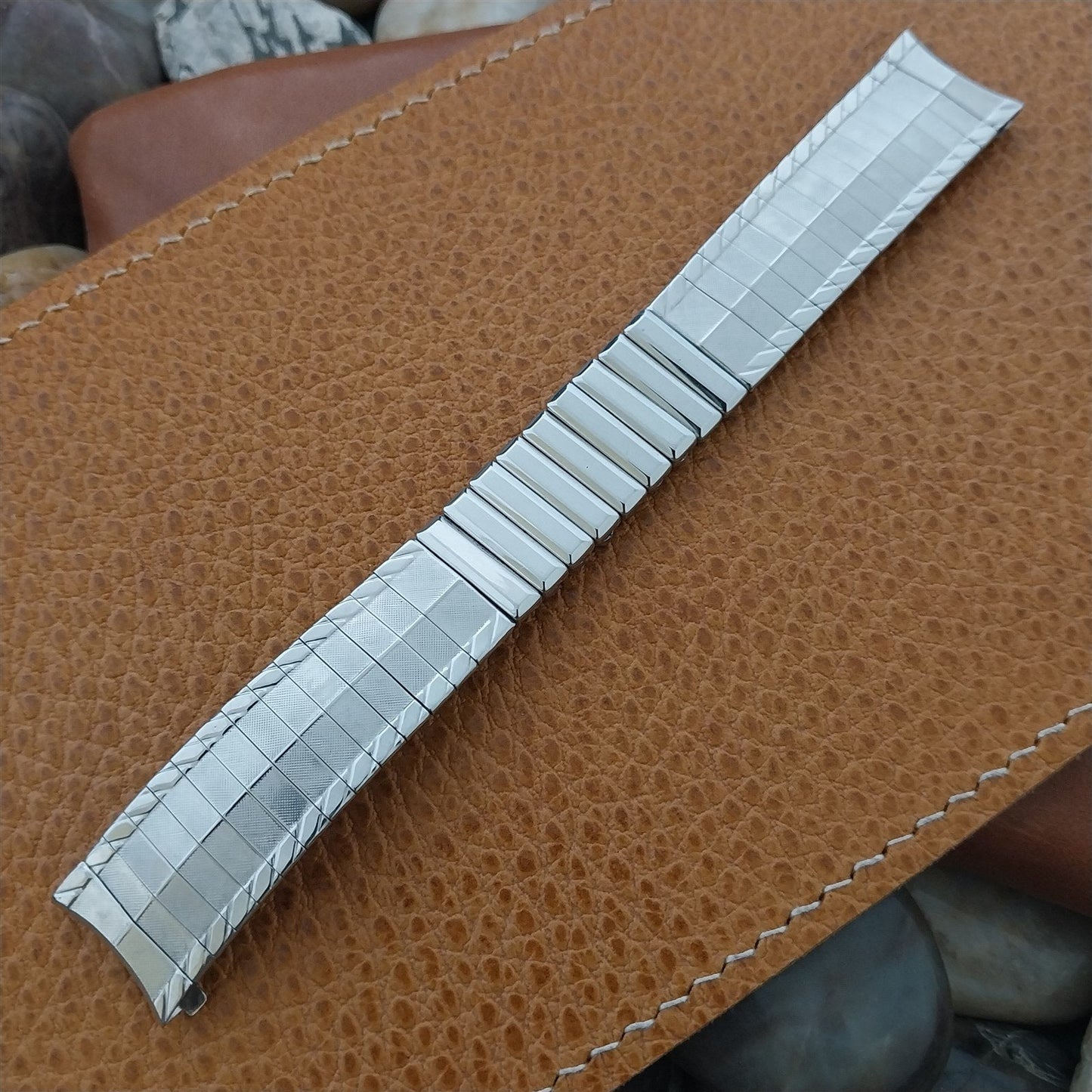 17.2mm Scott Stainless Steel Expansion nos Unused 1960s Vintage Watch Band