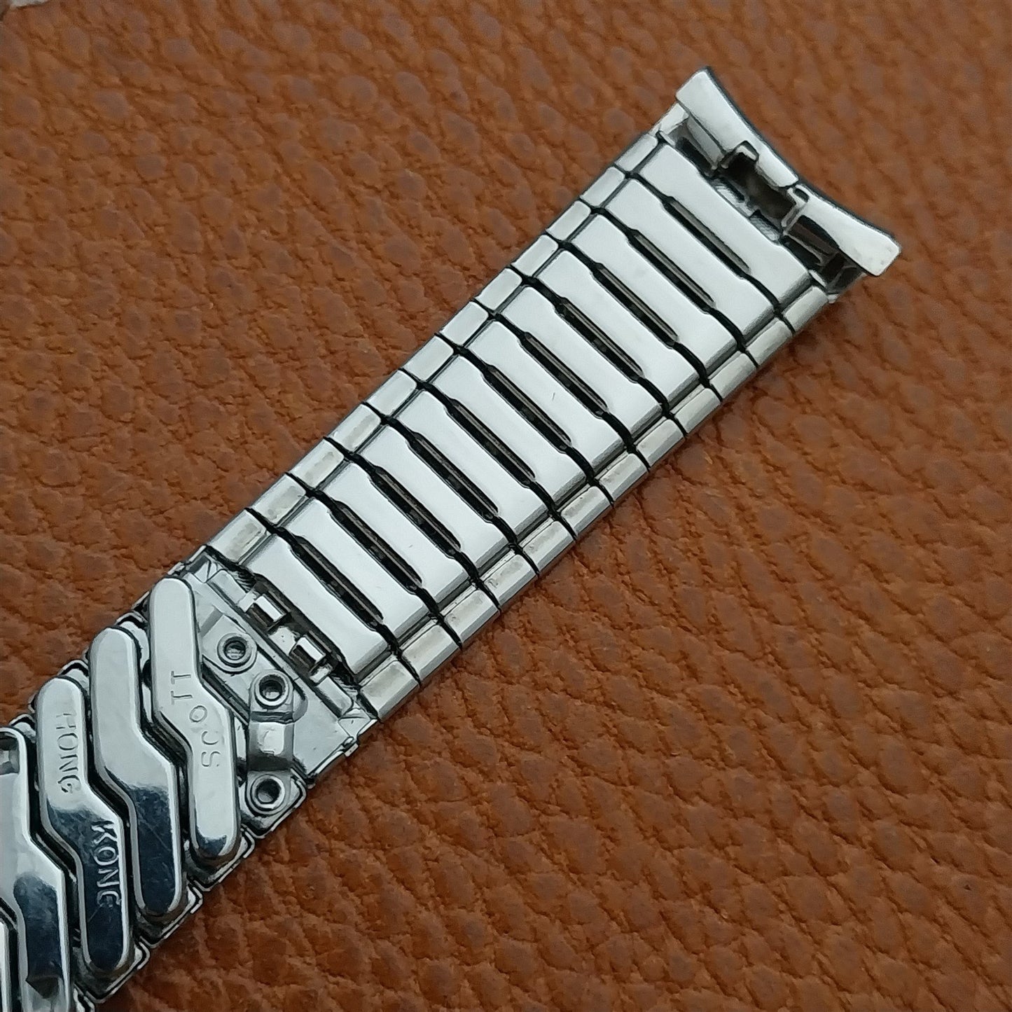 17.2mm Scott Stainless Steel Expansion nos Unused 1960s Vintage Watch Band