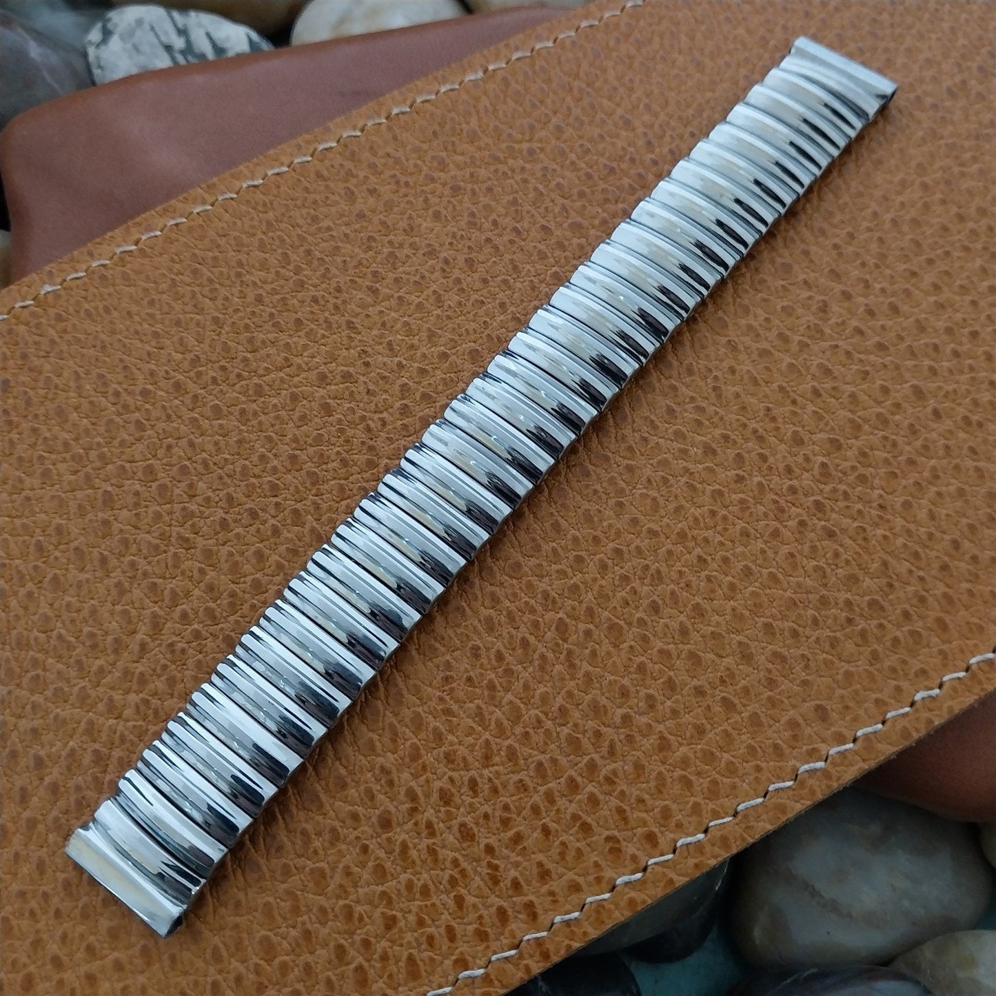 Vintage 1950s 5/8" Stainless Steel Foster Classic Stretch Unused nos Watch Band