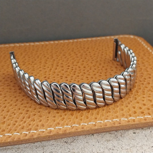 5/8" 1952 Bristol USA Stainless Steel Expansion Unused nos Vintage Watch Band