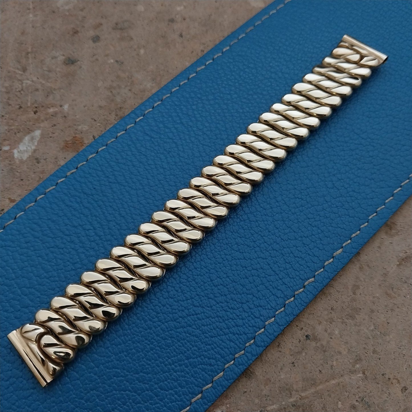 5/8" Bristol USA Short 10K Gold-Filled Unused nos 1940s Vintage Watch Band