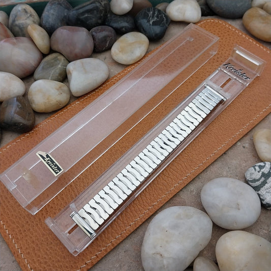 19mm 18mm 17.2mm 16mm Kreisler Stainless Steel Unused 1960s Vintage Watch Band